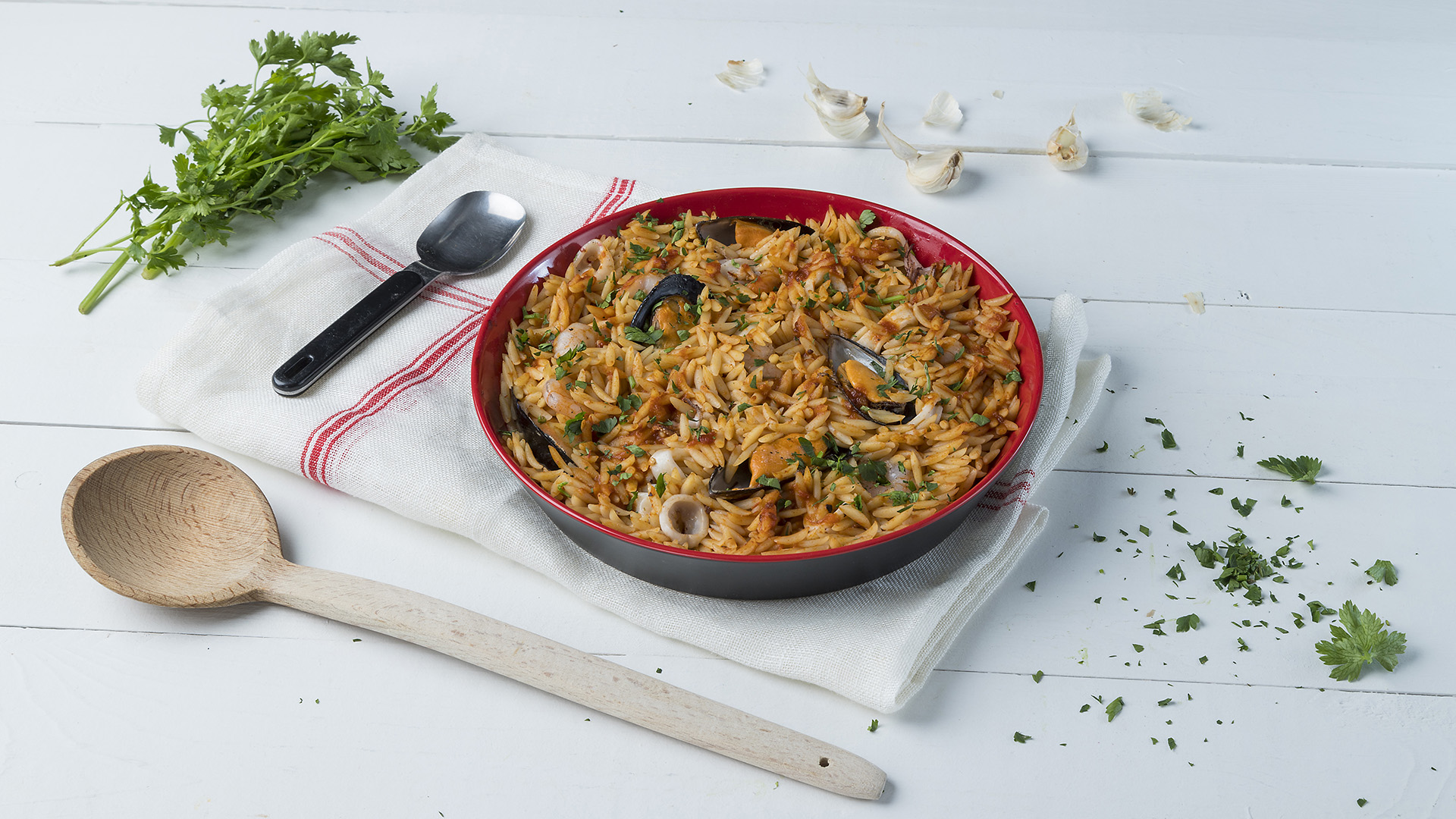 Giouvetsi with seafood MISKO